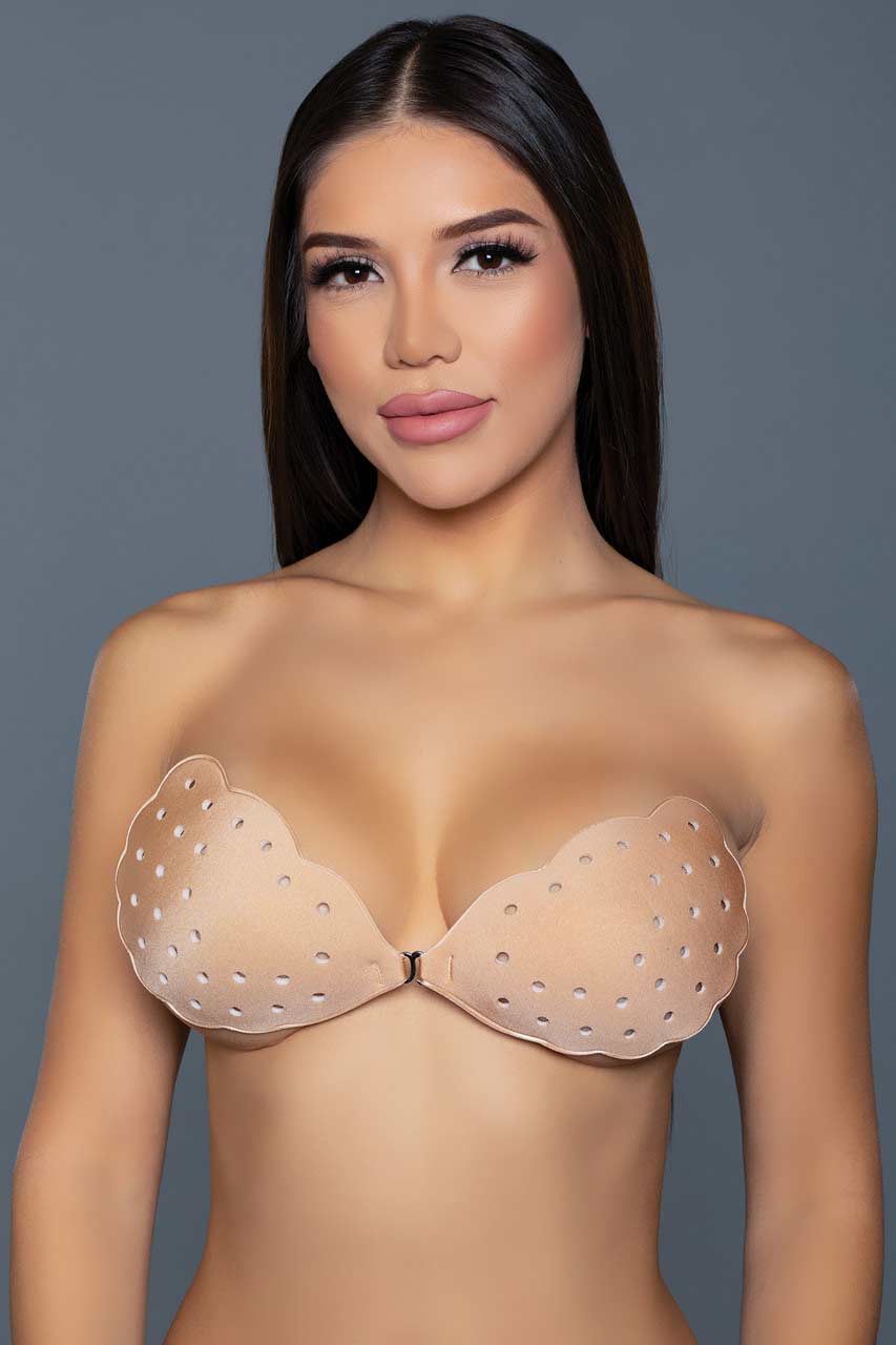 Bewicked Scalloped Edge Bra Adhesive Nude In Lingerie Bras