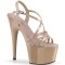 Pleaser Adore Nude Pat In Sexy Heels Platforms