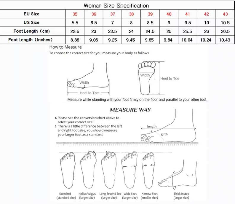 Sizing Charts: Alex Sizing Chart