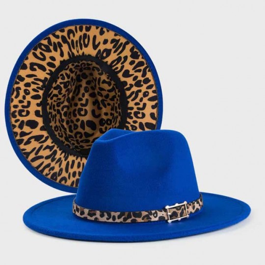 blue pimp hat