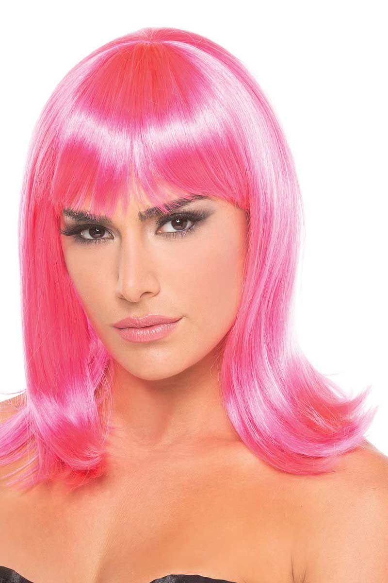 hot pink wig