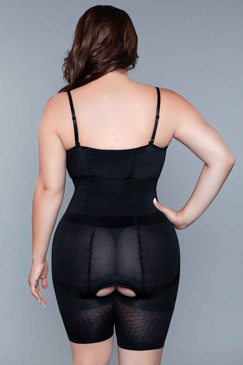 BeWicked BW1675BK Thinking Thin Body shaper - Black in Lingerie