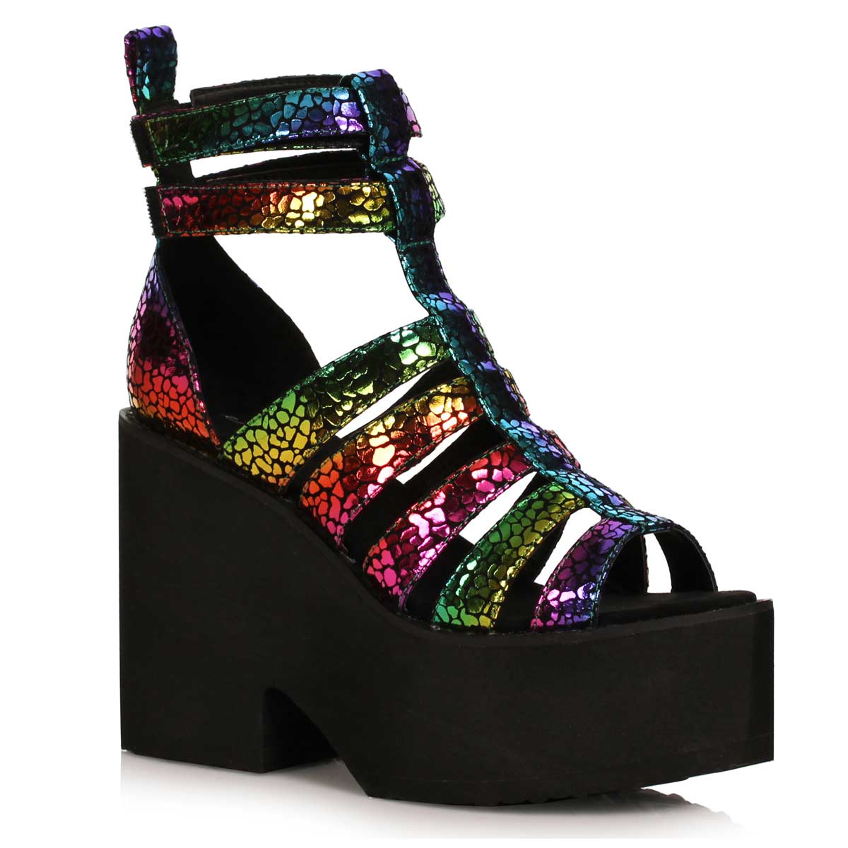 Ellie Shoes 456-MAEVE Multi Color in Sexy Heels & Platforms - $84.47