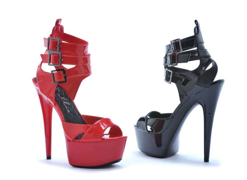 Ellie Shoes Volume 39 609-Athena - Red in Sexy Heels & Platforms - $63.35