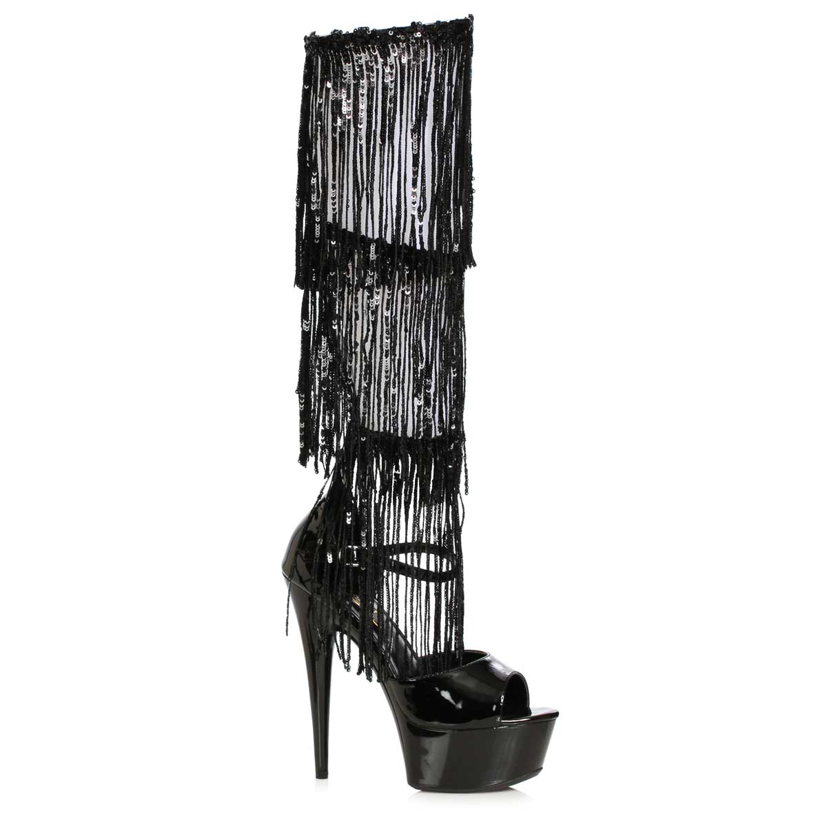 Ellie Shoes 609-LADY Black in Sexy Heels & Platforms - $139.03