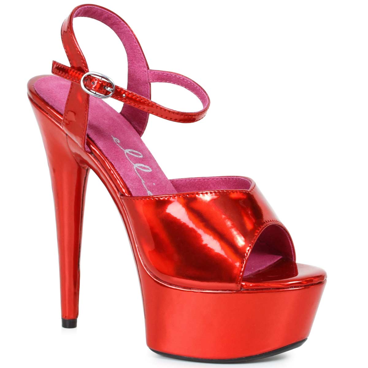Ellie Shoes 609-LOLA Red in Sexy Heels & Platforms - $80.95