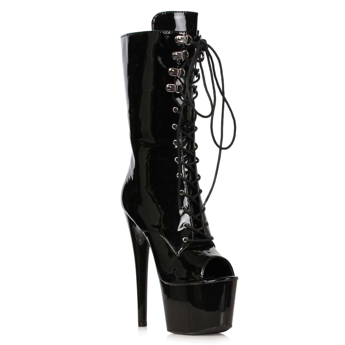 Ellie Shoes 709-TORI Black in Sexy Boots - $86.23