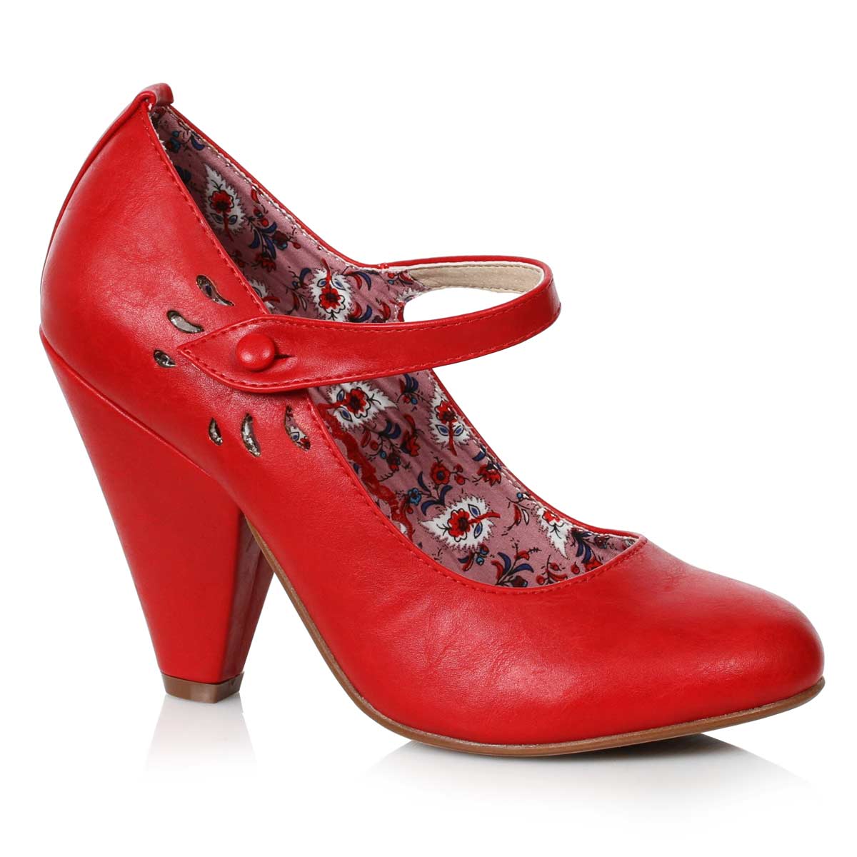Ellie Shoes BP403-ALLIE Red in Sexy Heels & Platforms - $68.63