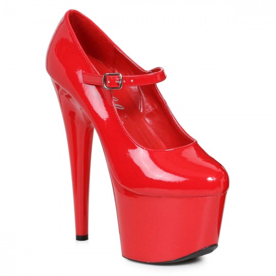 Ellie Shoes 709-DOM Red in Sexy Heels & Platforms - $67.75