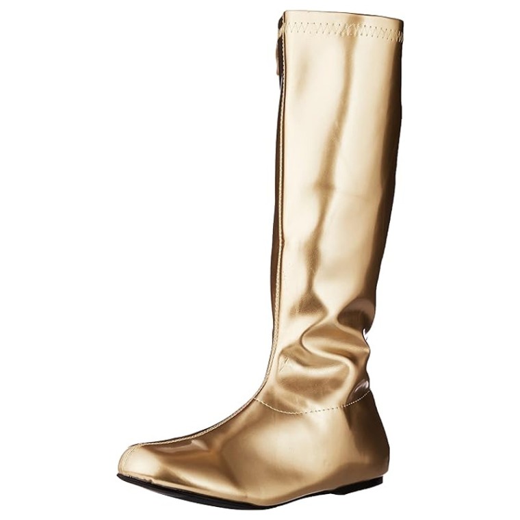 Gold clearance costume boots