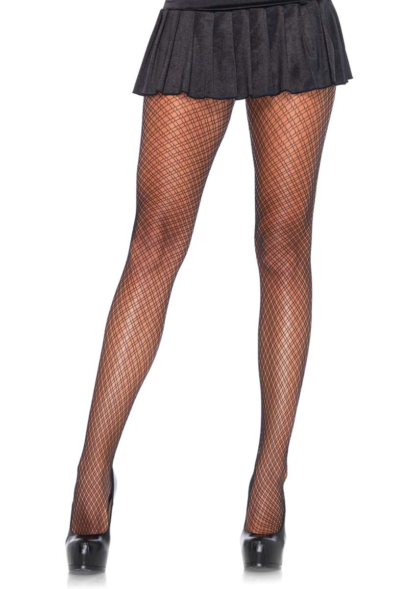 Leg Avenue Spandex Dual Plaid Net Pantyhose In Lingerie Bras Panties