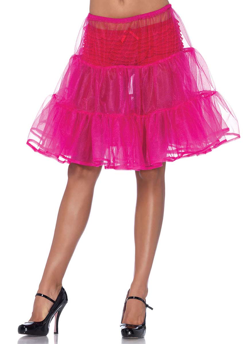 Leg Avenue Shimmer Organza Knee Length Petticoat Skirt in Costumes - $24.99