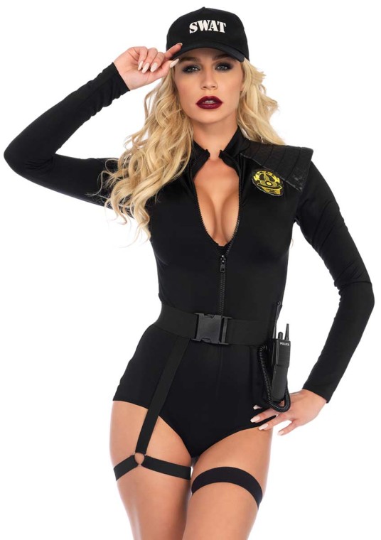 Plus Size Women's SWAT Police Costume