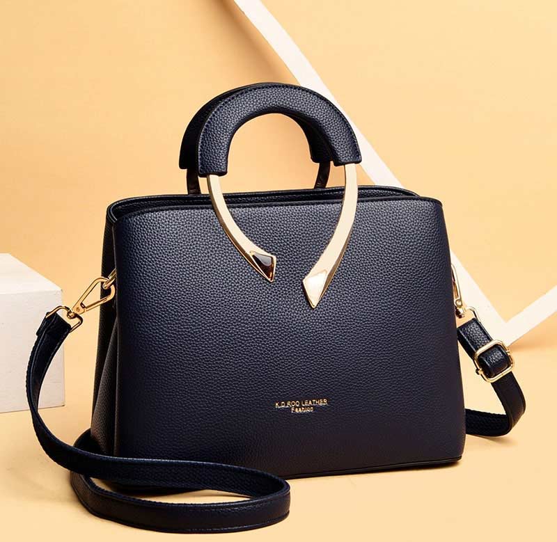 Emma Jones Medium Size Vegan Leather Fancy Crossbody Handbag - Grey in Bags,  Backpacks, Handbags & Wallets - $61.59