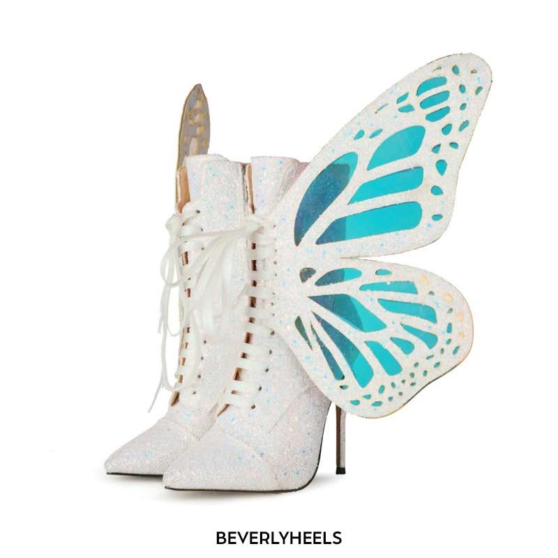 Shoes with butterfly online wings on the back