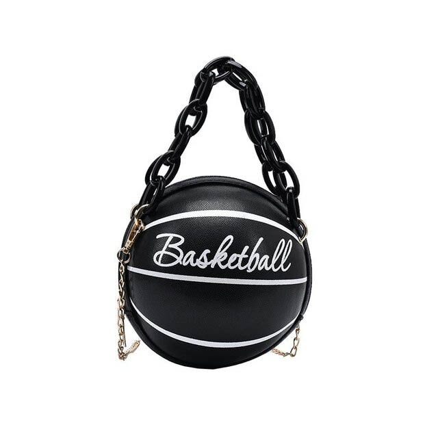 The Basketball Purse is a handbag made from a basketball.