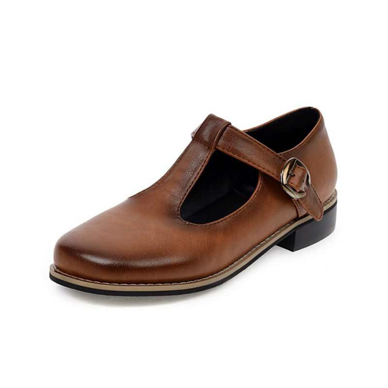 T strap sale oxford shoes