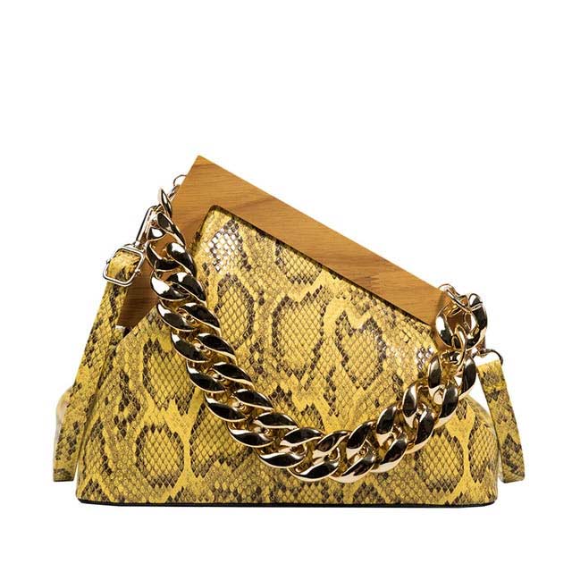 Chain Faux Leather Crossbody Bags For Women Handbags Trending Hand Bag