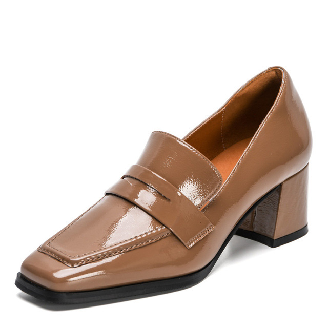 Fendi - Black Suede Loafer-Style Block Heels Sz 8 – Current Boutique