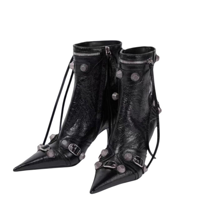 LV Janet cloth biker boots