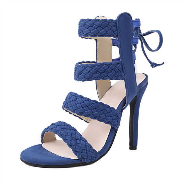 Jessica Simpson Racine Lace Up High Heel Gladiator Sandals Shoes, $110 |  Macy's | Lookastic