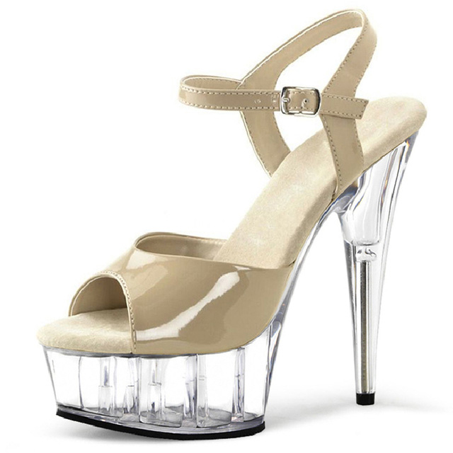 Buy online Women Black Transparent Strap Gold Chain Heel Sandal from heels  for Women by Vriddhi.in for ₹1049 at 73% off | 2024 Limeroad.com
