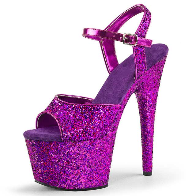 Purple deals sequin heels