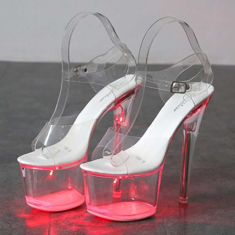 Amazon.com | ITALIAN Shoemakers Womens Nite Heels 6 White | Flip-Flops
