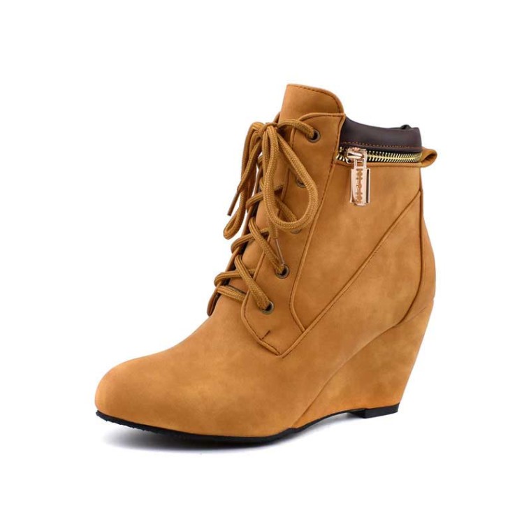 Winter hot sale boot wedges