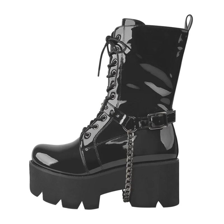 o ring zipper boots