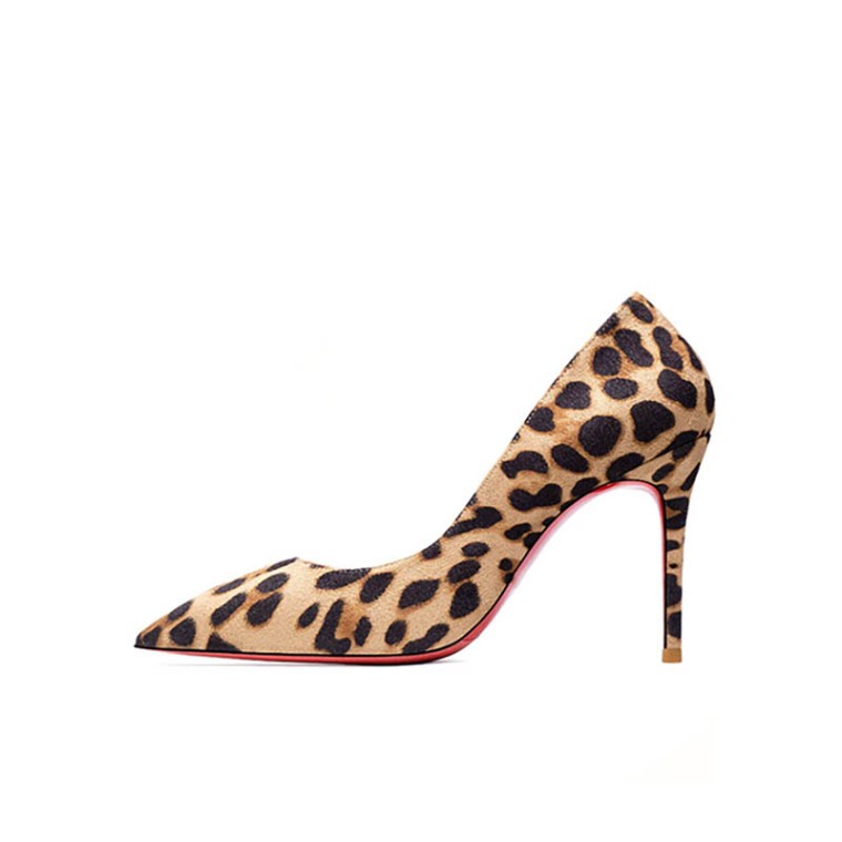 3 inch leopard store heels