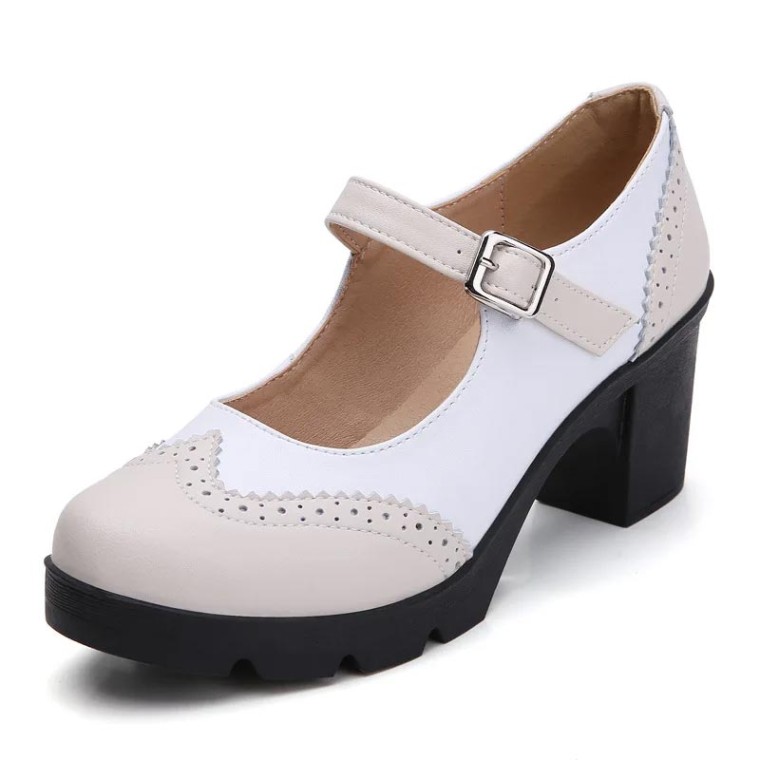 Mary jane hot sale oxford heels