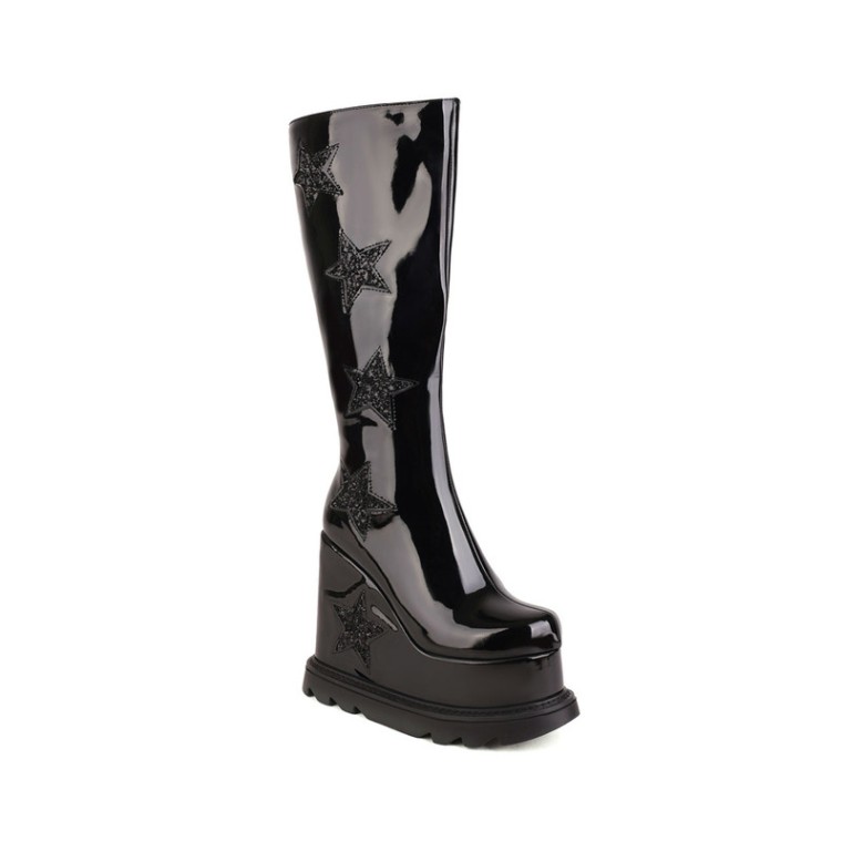 Emma wedge outlet tall boots