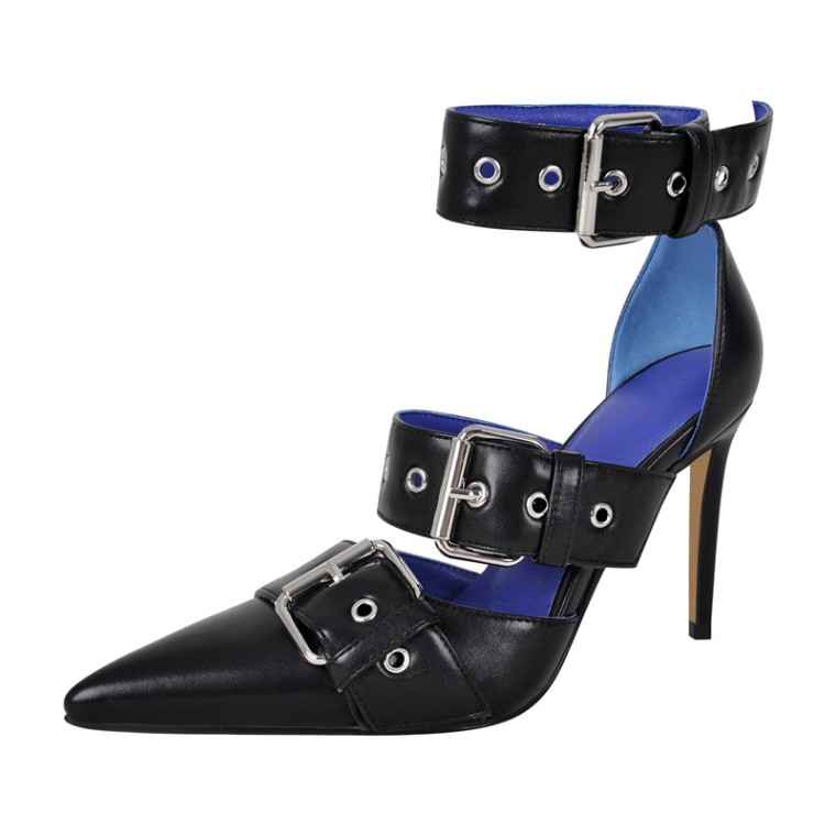 Punk Ankle Strap Pump