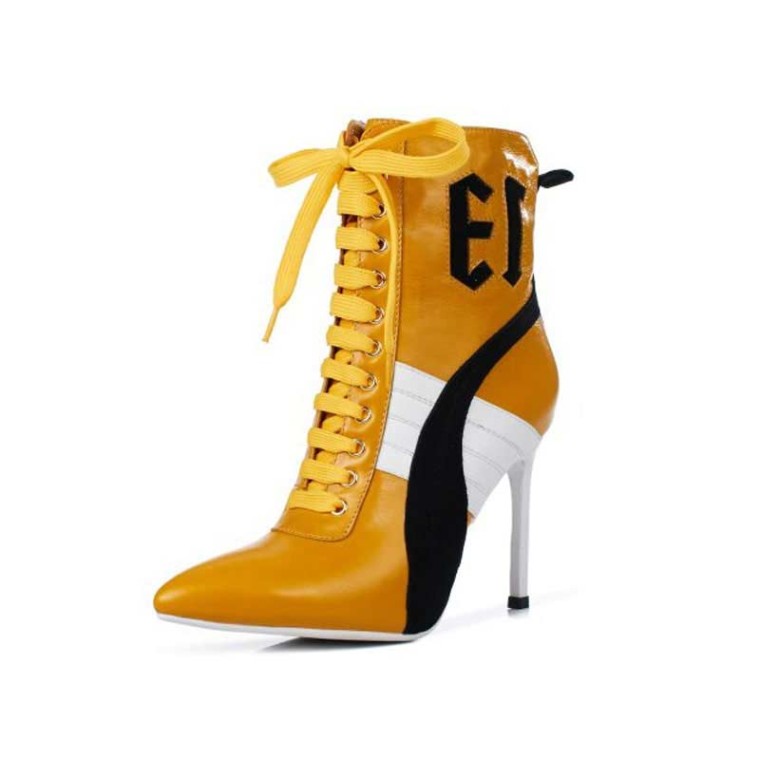 Uptown Girl Yellow Pumps – Classic Rock Couture