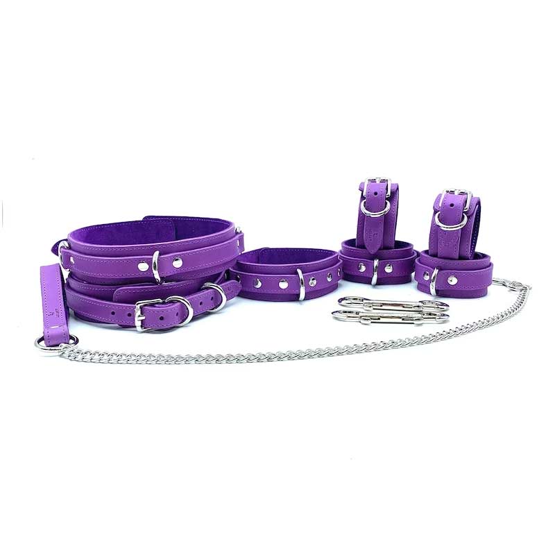 Lulexy 7 Piece Bdsm Bondage Restraint Set Tango Purple In Bondage 385 00