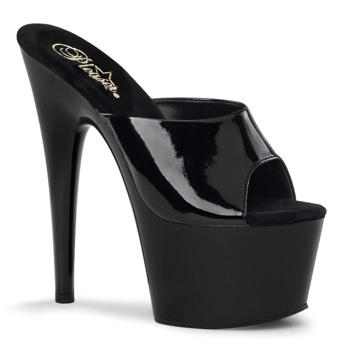 Pleaser Adore 701 Black Patentblack In Sexy Heels And Platforms 4995
