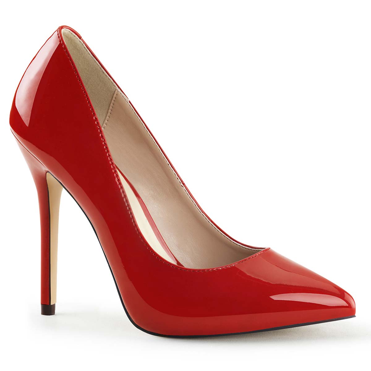 Pleaser Amuse-20 - Red Patent in Sexy Heels & Platforms - $59.95