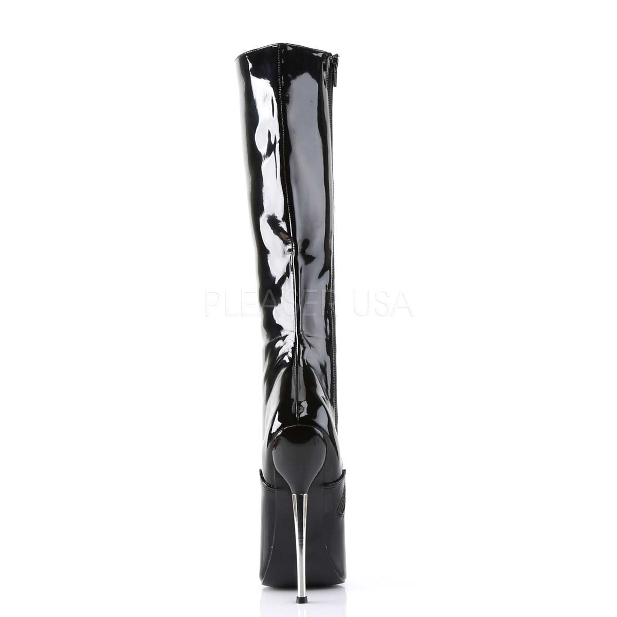 Pleaser Devious Dagger 2020 Black Pat In Sexy Boots 4927 8881