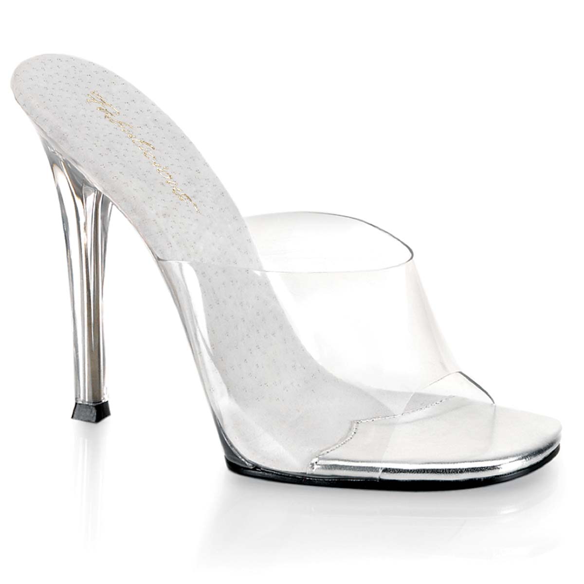 Pleaser Gala-01 - Clear/Clear in Sexy Heels & Platforms - $46.63