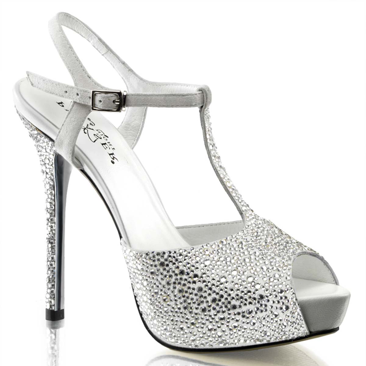 Pleaser Day and Night Prestige-10 - White Suede in Sexy Heels ...