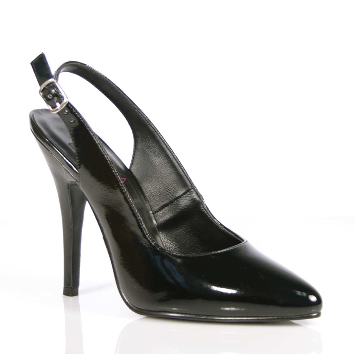 Pleaser Seduce-317 - Black Patent in Sexy Heels & Platforms - $49.95