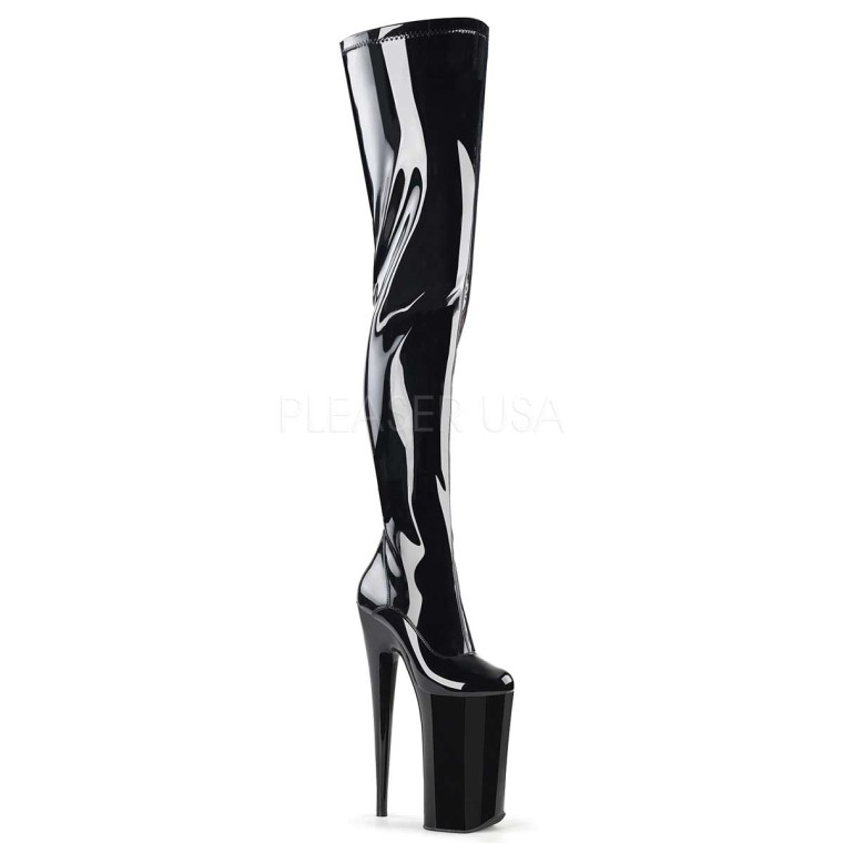 10 inch high heel boots best sale