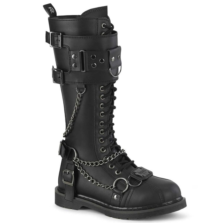 Vegan leather combat on sale boots