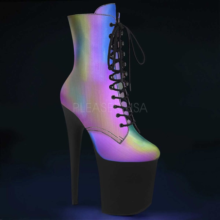 Rainbow sales reflective boots