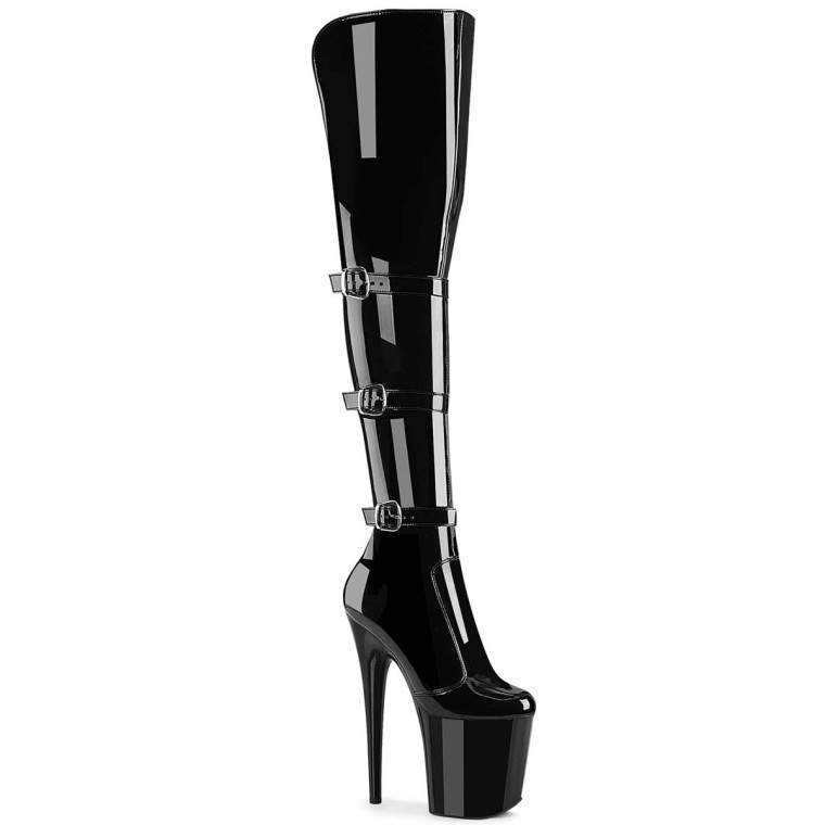 Pleaser flamingo thigh high sales boots