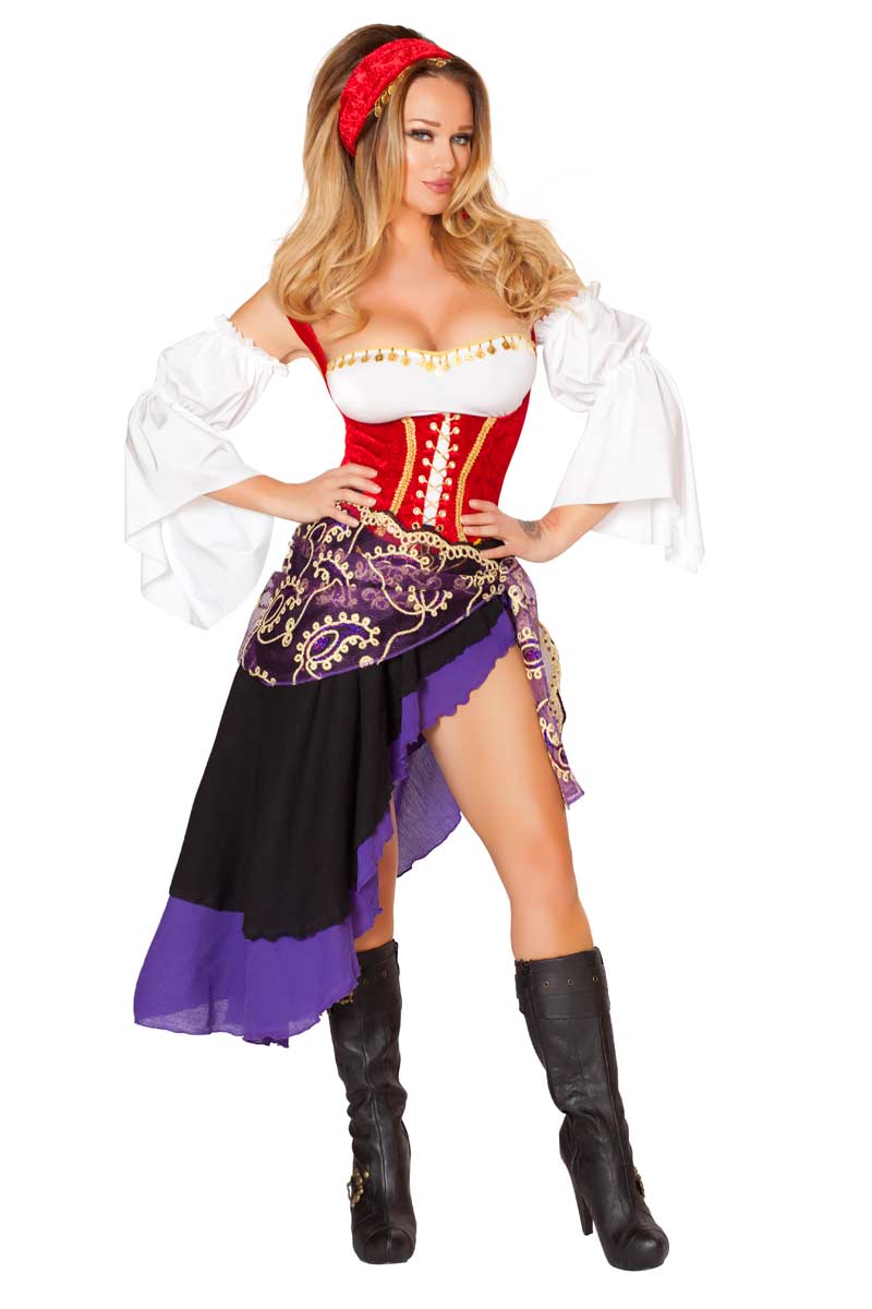 Roma Costume 6pc Sexy Gypsy Maiden In Costumes 87 99