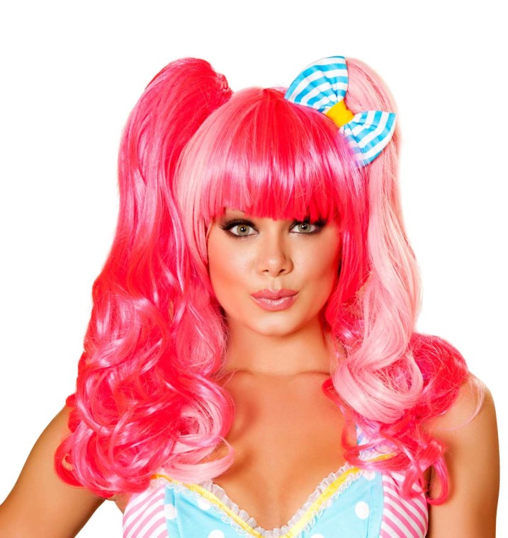 Roma Costume Pink Wig with in Costumes 21.99