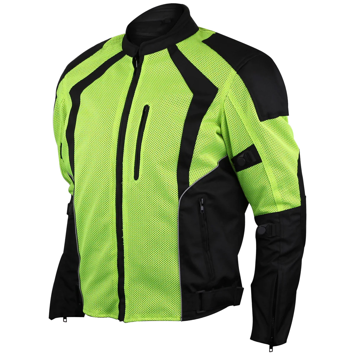 VL1625HG Windbreaker Hi-Vis Mesh/Textile CE Armor Motorcycle Jacket by Vance Leathers