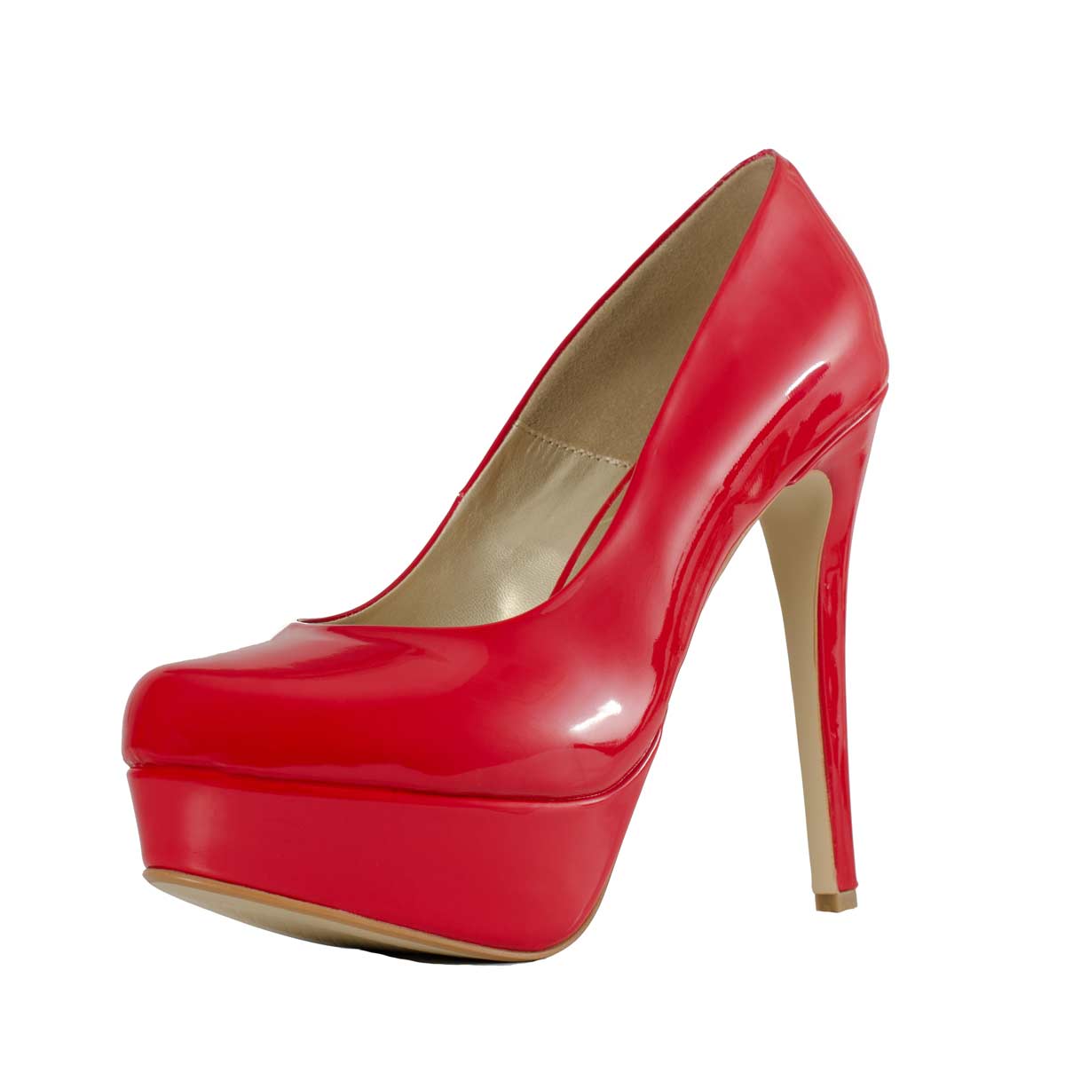 ViceVersa Bianca - Red Patent in Sexy Heels & Platforms - $69.99